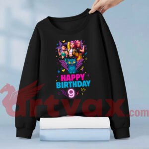 Kpop Huntrix Happy Birthday Clipart Bundle