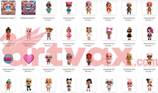 LOL Surprise PNG Bundle