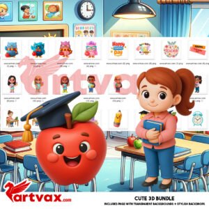 Happy Teacher’s Day Clipart Bundle