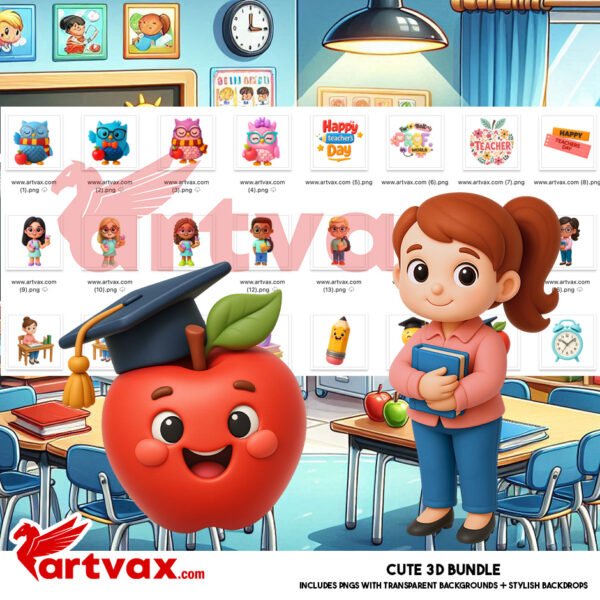 Happy Teacher’s Day Clipart Bundle