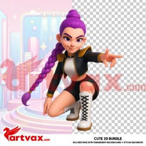 Kpop Demon Hunters 3D Bundle