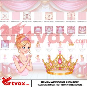 Ballerina Clipart Bundle