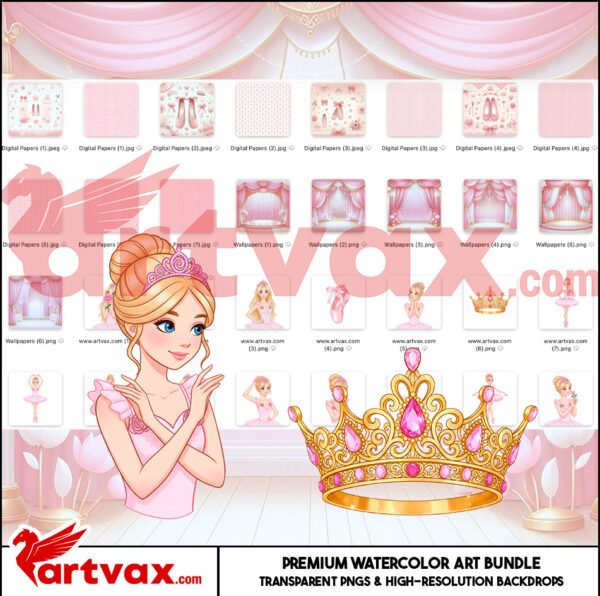 Ballerina Clipart Bundle