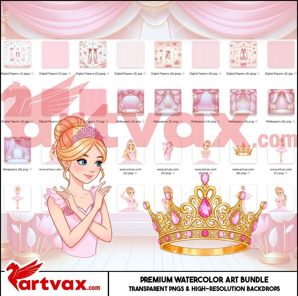 Ballerina Clipart Bundle