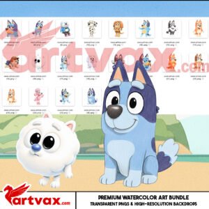 Bluey Clipart Bundle