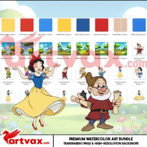 Snow White Clipart Bundle