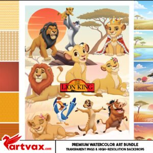 The Lion King Clipart Bundle