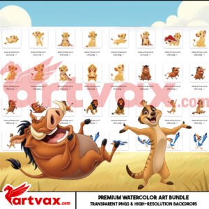 The Lion King Clipart Bundle