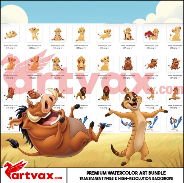 The Lion King Clipart Bundle
