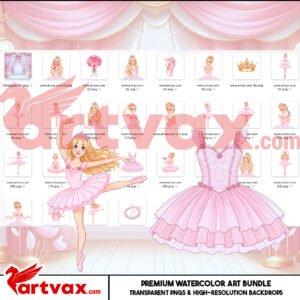 Ballerina Clipart Bundle