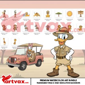 Safari Disney Clipart Bundle