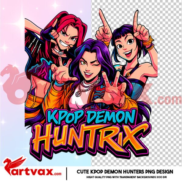 Kpop Demon Hunters PNG Bundle