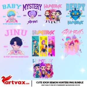 Huntrix K-Pop Demon Hunters PNG