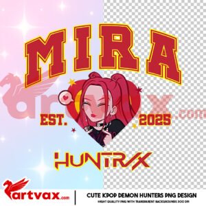 Huntrix KPop Demon Hunters PNG Bundle