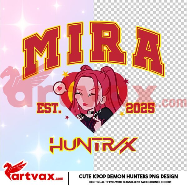 Huntrix KPop Demon Hunters PNG Bundle