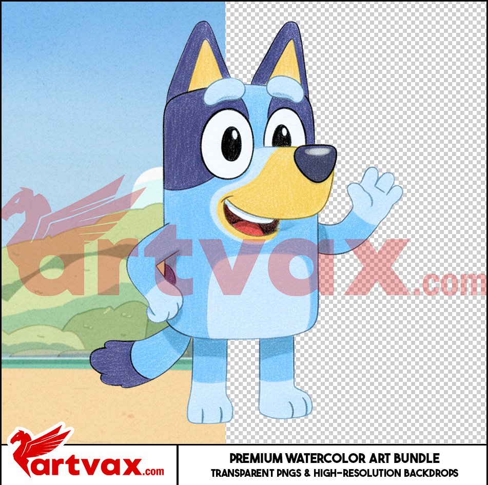 Bluey Clipart Bundle