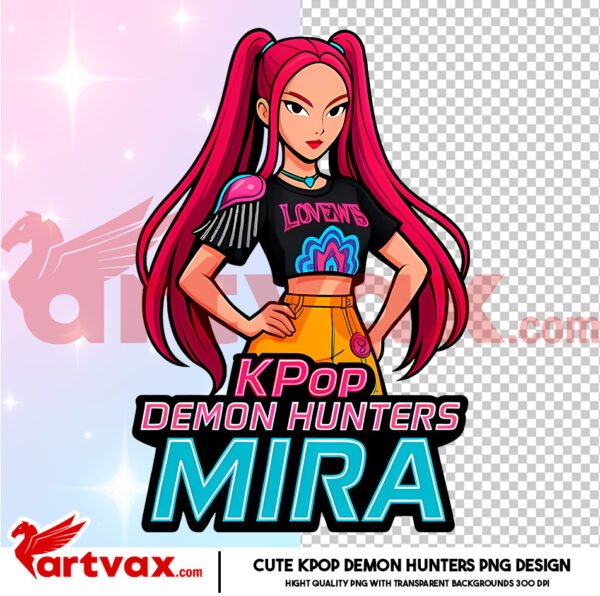 Kpop Demon Hunters PNG Bundle