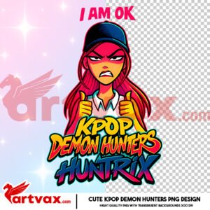 KPOP Demon Hunters Huntrix PNG