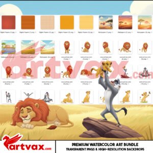 The Lion King Clipart Bundle
