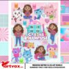 Gabby's Dollhouse Clipart Bundle