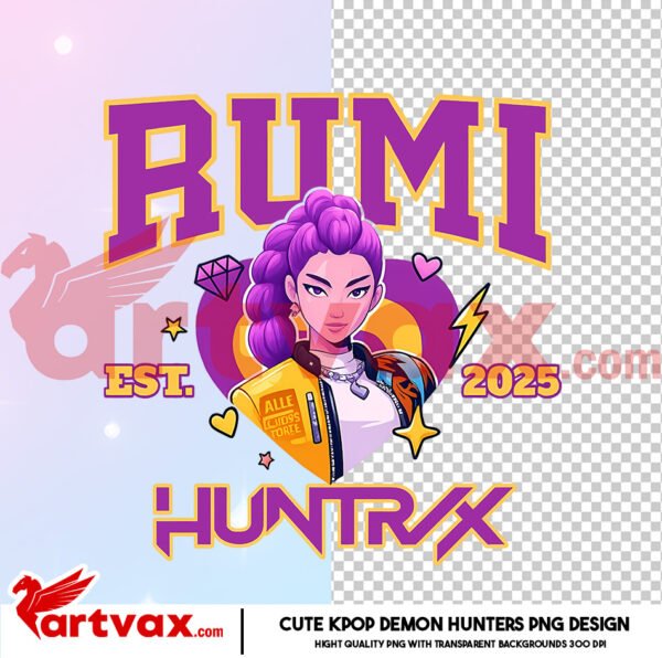 Huntrix KPop Demon Hunters PNG Bundle
