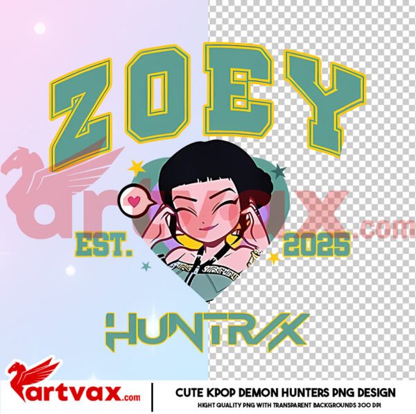 Huntrix KPop Demon Hunters PNG Bundle