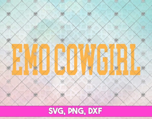 Emo Cowgirl Megan Moroney SVG