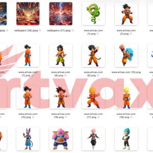Dragon Ball Z Clipart Bundle