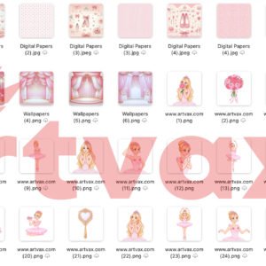 Ballerina Clipart Bundle