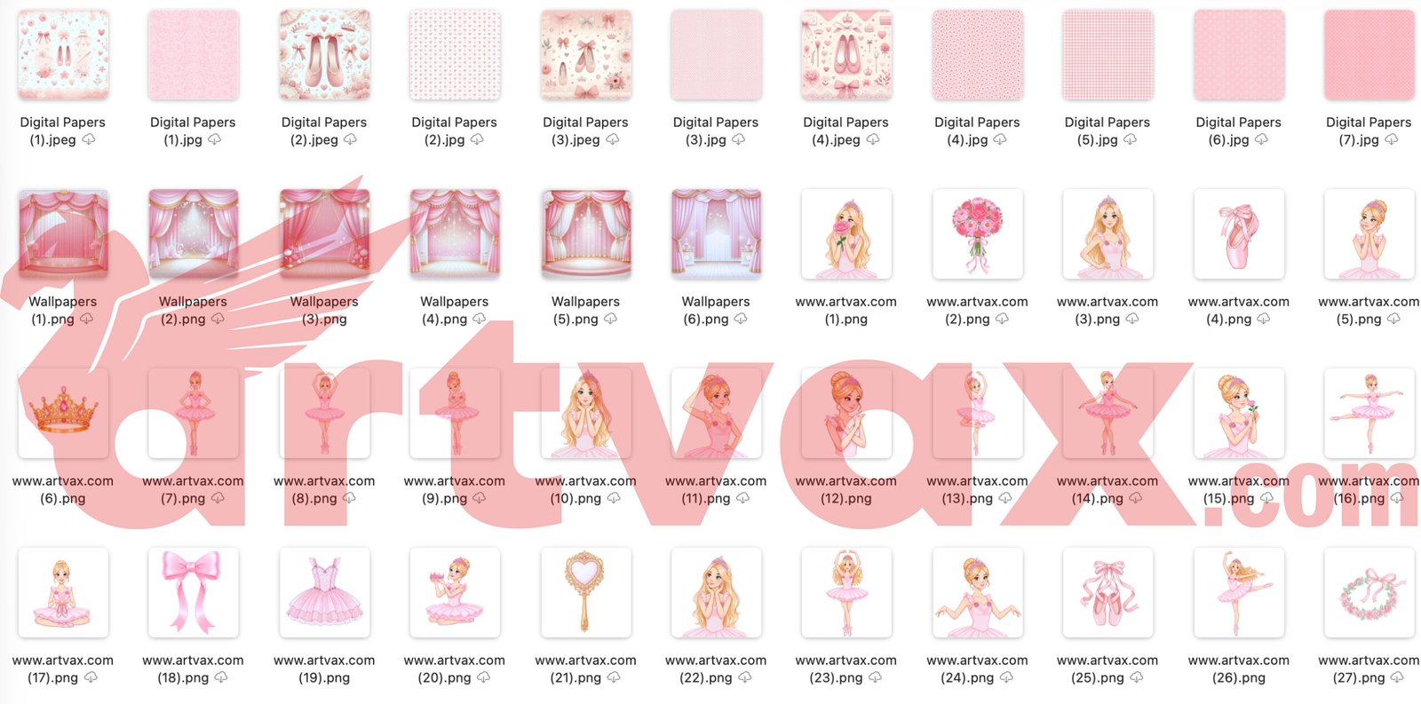Ballerina Clipart Bundle