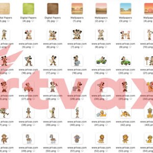 Safari Disney Clipart Bundle