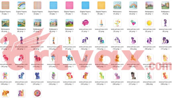 My Little Pony Clipart Bundle