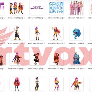 KPop Demon Hunters Clipart