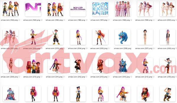 KPop Demon Hunters Clipart