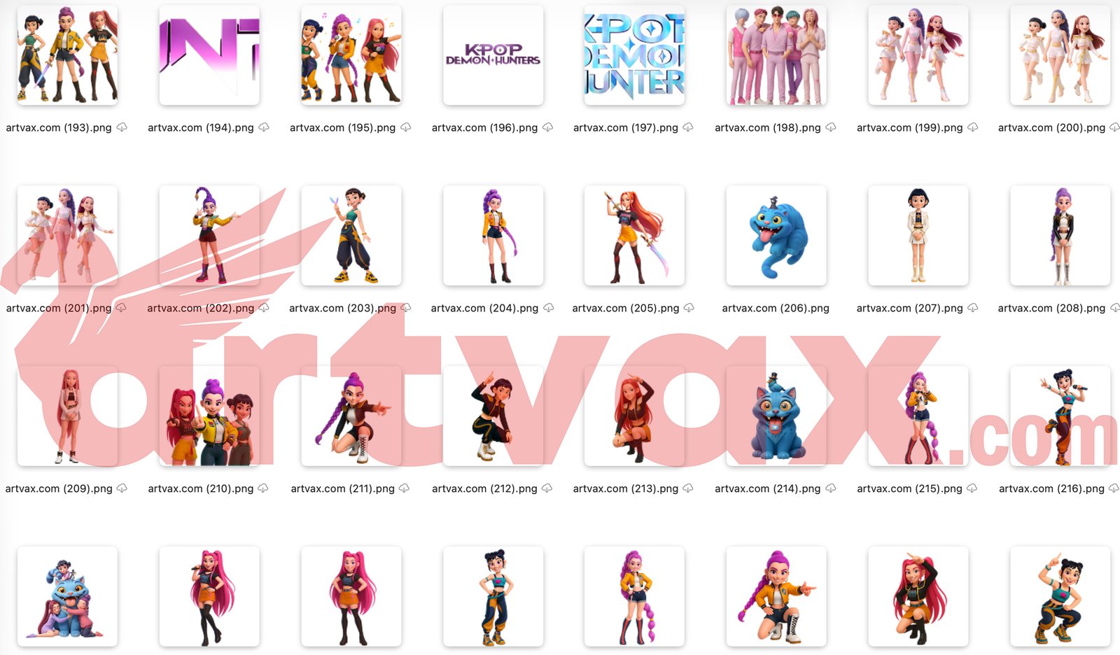 KPop Demon Hunters Clipart