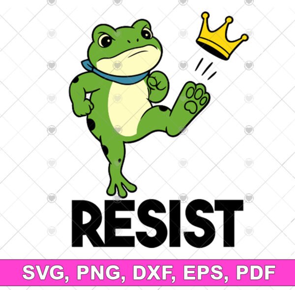 Frog Resist SVG