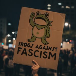 Frogs Against Fascism SVG