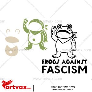 Frogs Against Fascism SVG