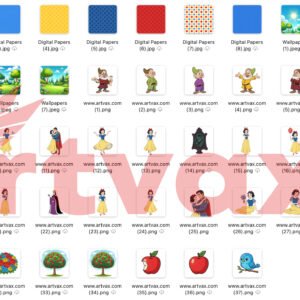 Snow White Clipart Bundle