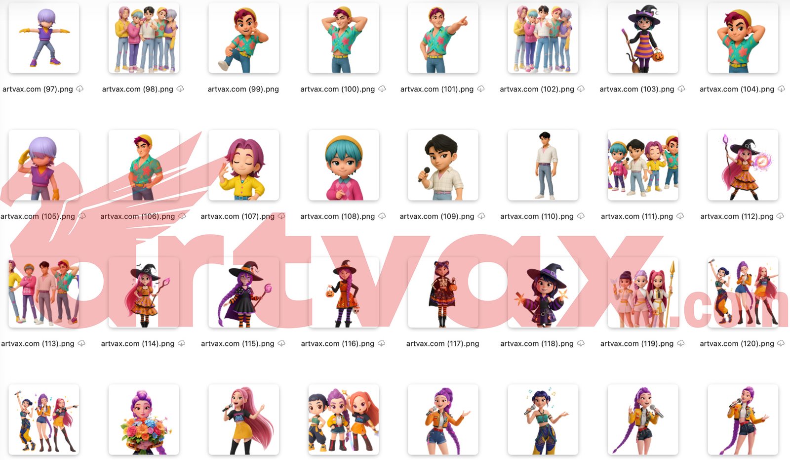 KPop Demon Hunters Clipart