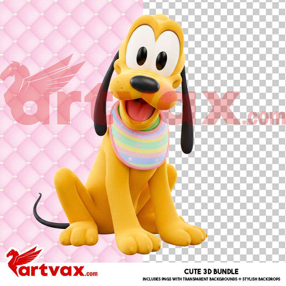 Baby Disney 3D PNG Bundle