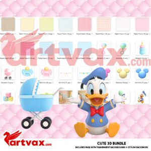 Baby Disney 3D PNG Bundle