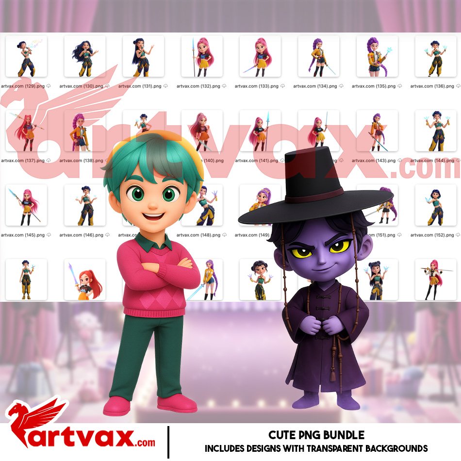 KPop Demon Hunters Clipart