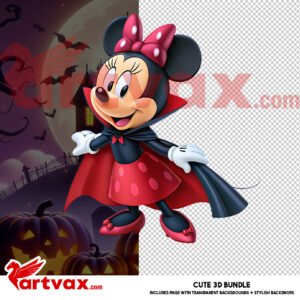 Mickey and Minnie Halloween Clipart