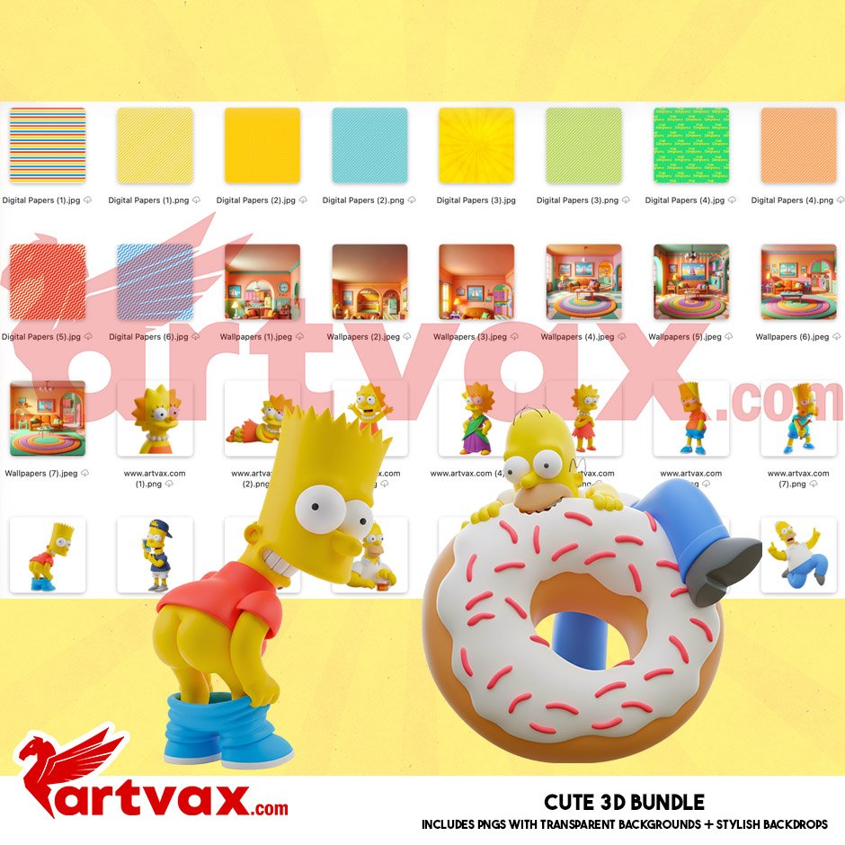 The Simpsons Clipart Bundle