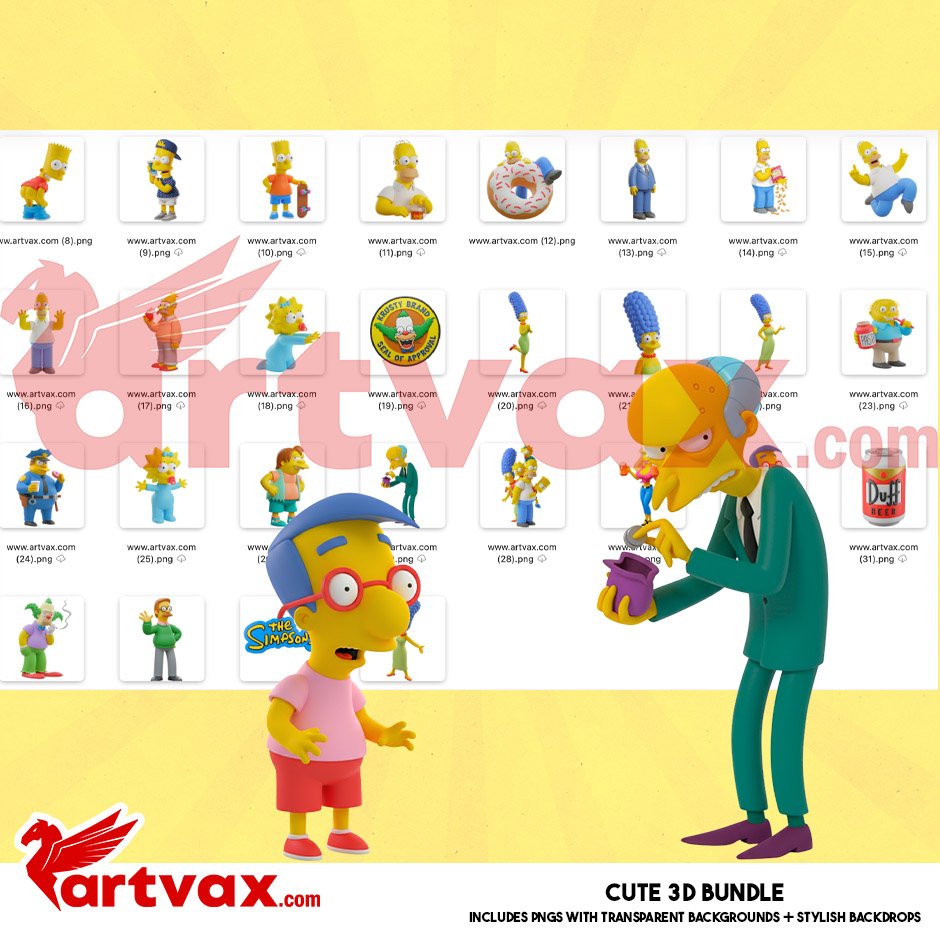 The Simpsons Clipart Bundle