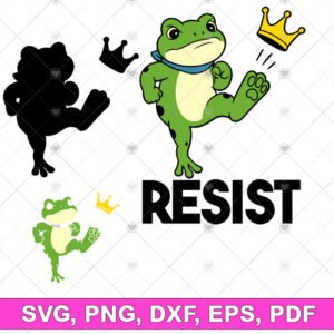 Frog Resist SVG