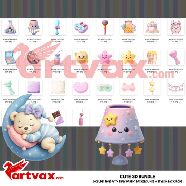 Pajama Party Clipart Bundle