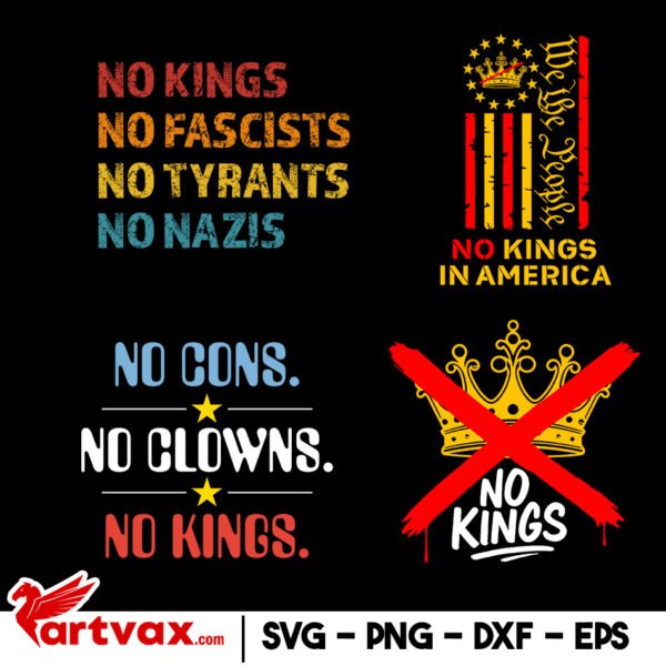 No Kings svg bundle