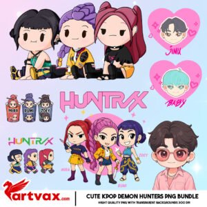 Huntrix K-Pop Demon Hunters PNG